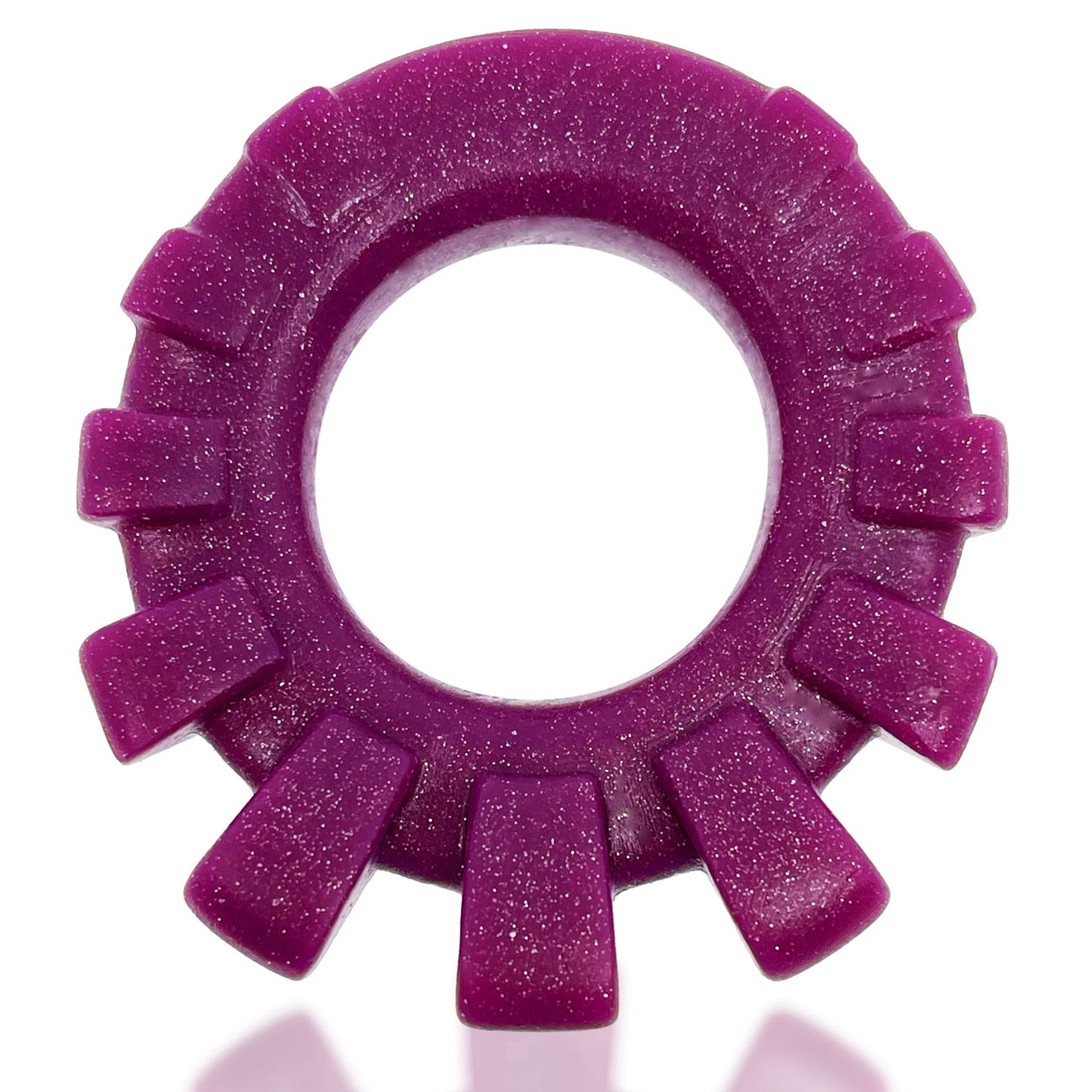 Cock-Lug Lugged Cockring - Plum OX-1922-PLM