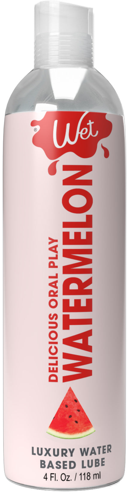 Wet Delicious Oral Play - Watermelon - Waterbased Flavored Lubricant 4 Oz WT21531