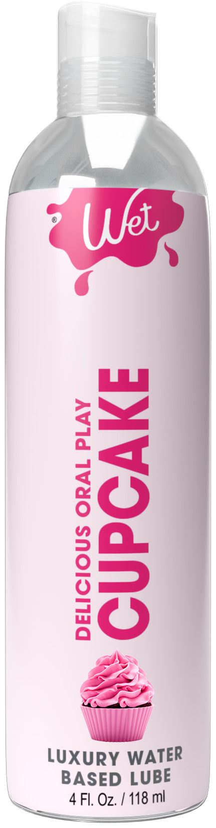 Wet Delicious Oral Play - Cupcake - Waterbased Flavored Lube 4 Oz WT21579