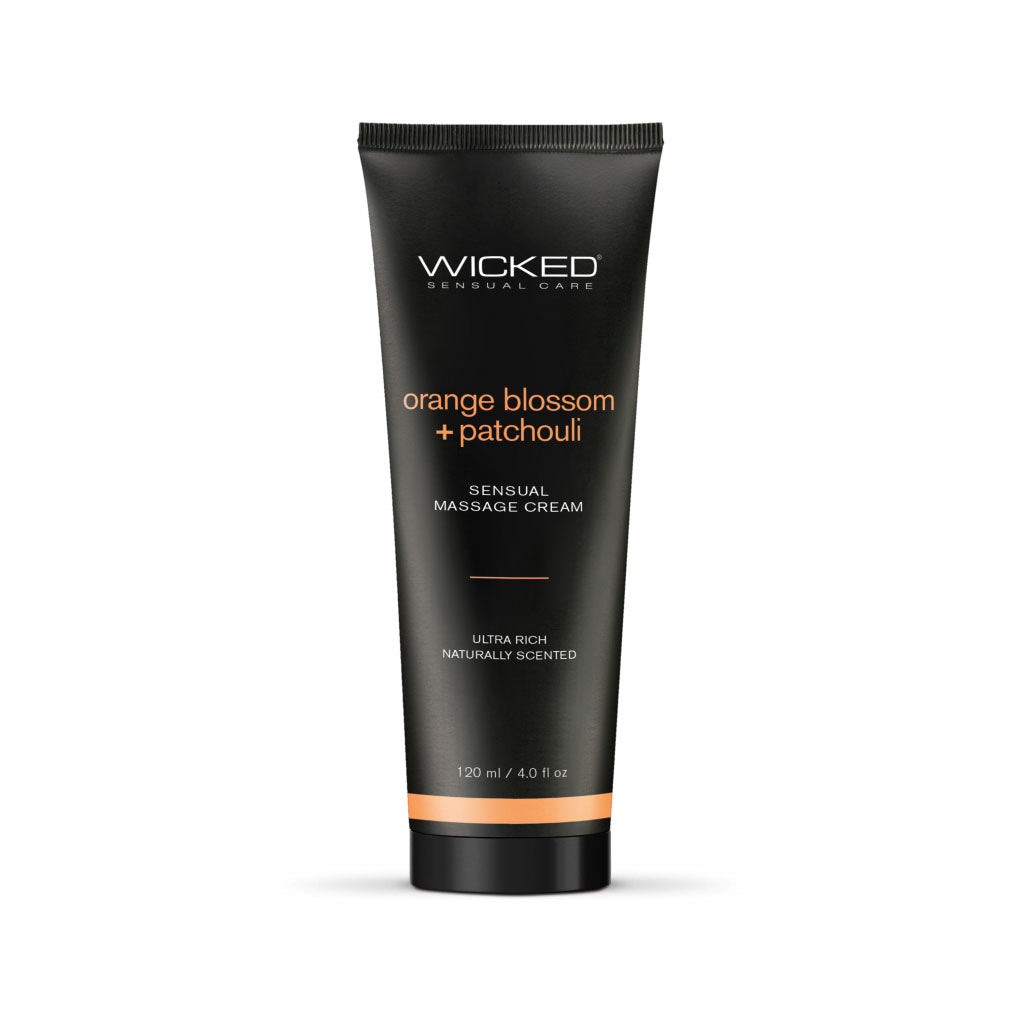 Orange Blossom and Patchouli - Scented Sensual Massage Cream - 4 Oz WS-90934