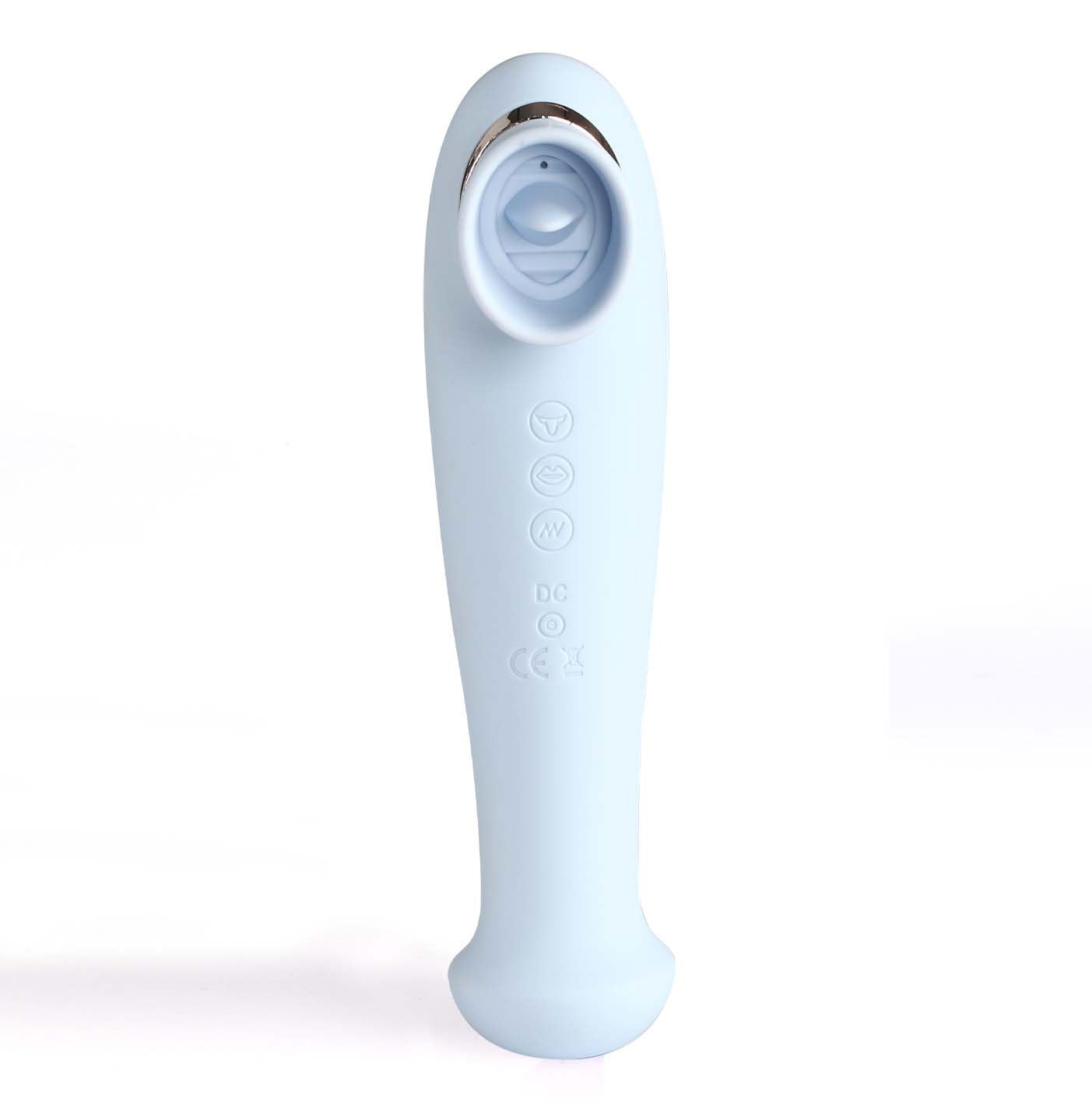 Destiny 15-Function Rechargeable Vibrating - Suction Wand - Blue MTMA2006-B3