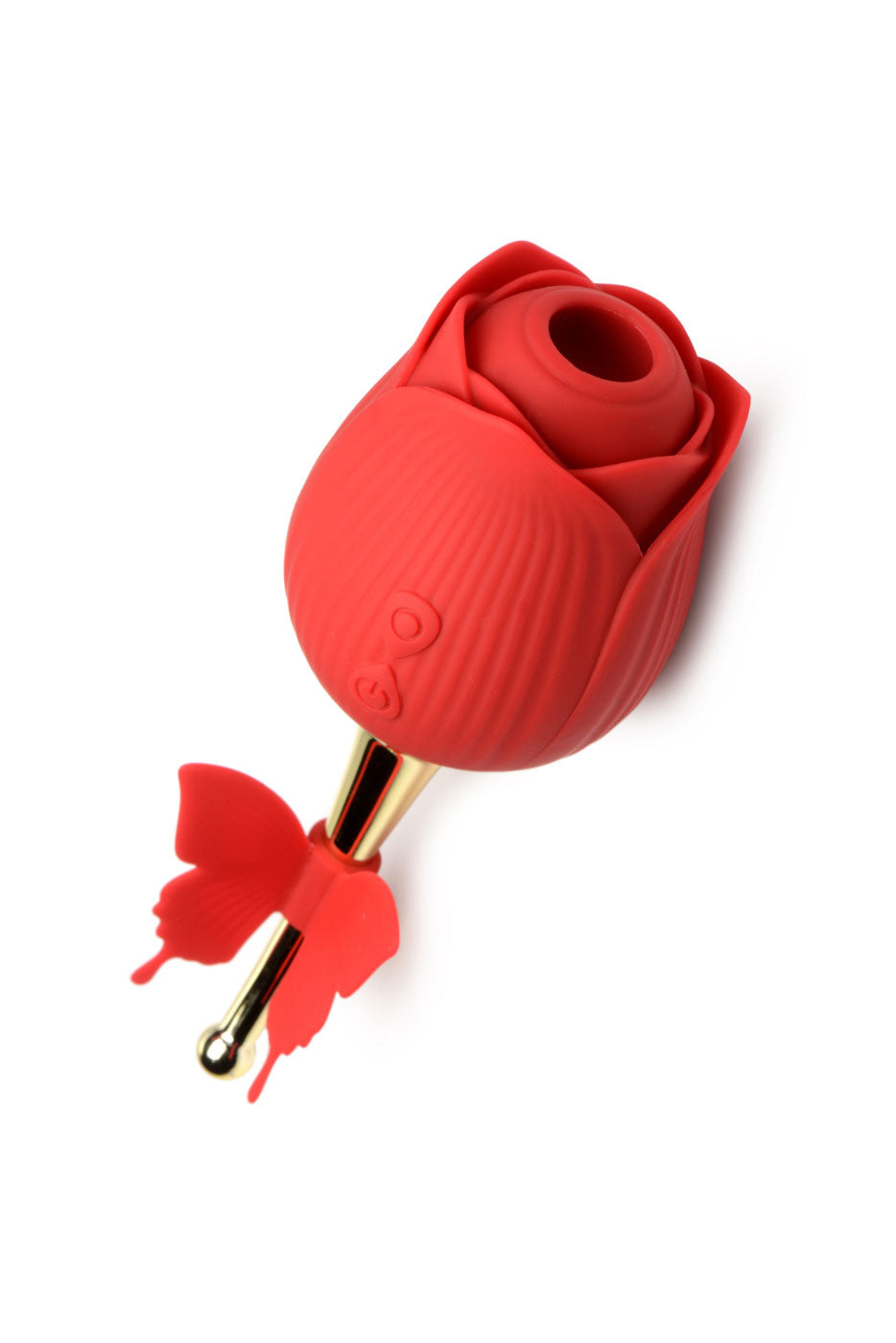 Bloomgasm Flutter Rose Sucking Rose With Butterfly Teaser - Red INM-AG954