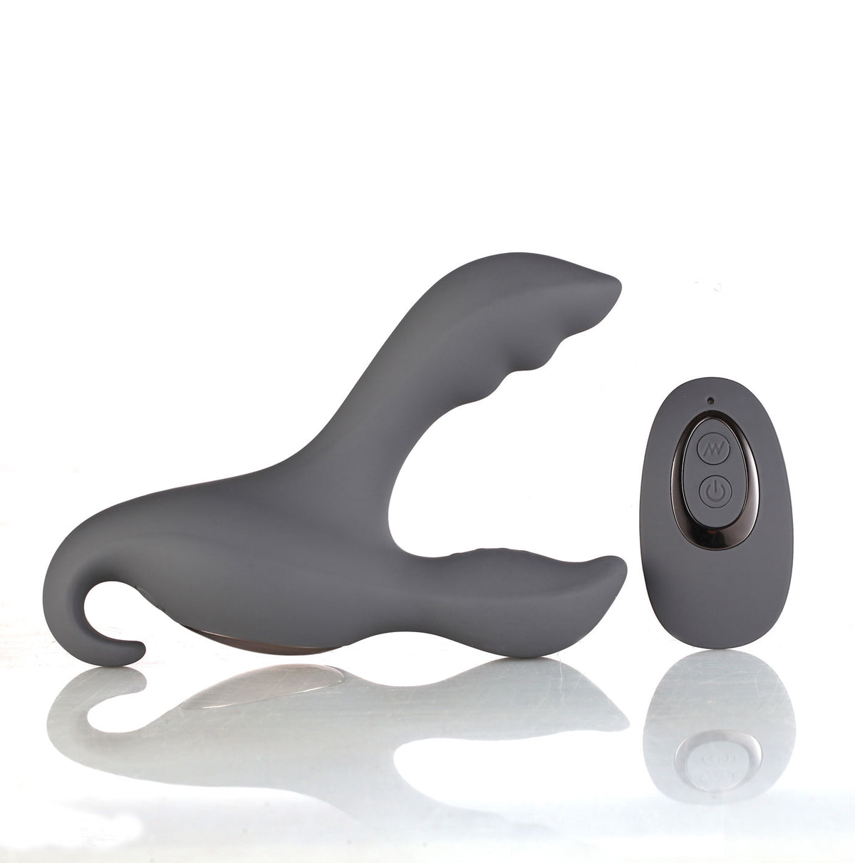 Apollo 15-Function Remote Control Prostate Massager - Grey MTMA108
