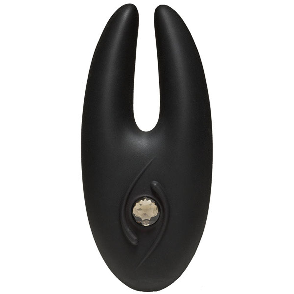 Body Bling - Clit Cuddler Mini-Vibe in Second Skin Silicone - Silver DJ7018-06-BX