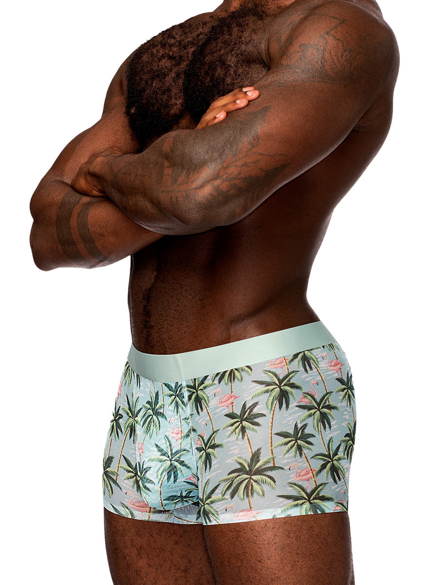 Sheer Prints - Seamless Sheer Short - X-Large - Flamingo MP-SMS011FLXL