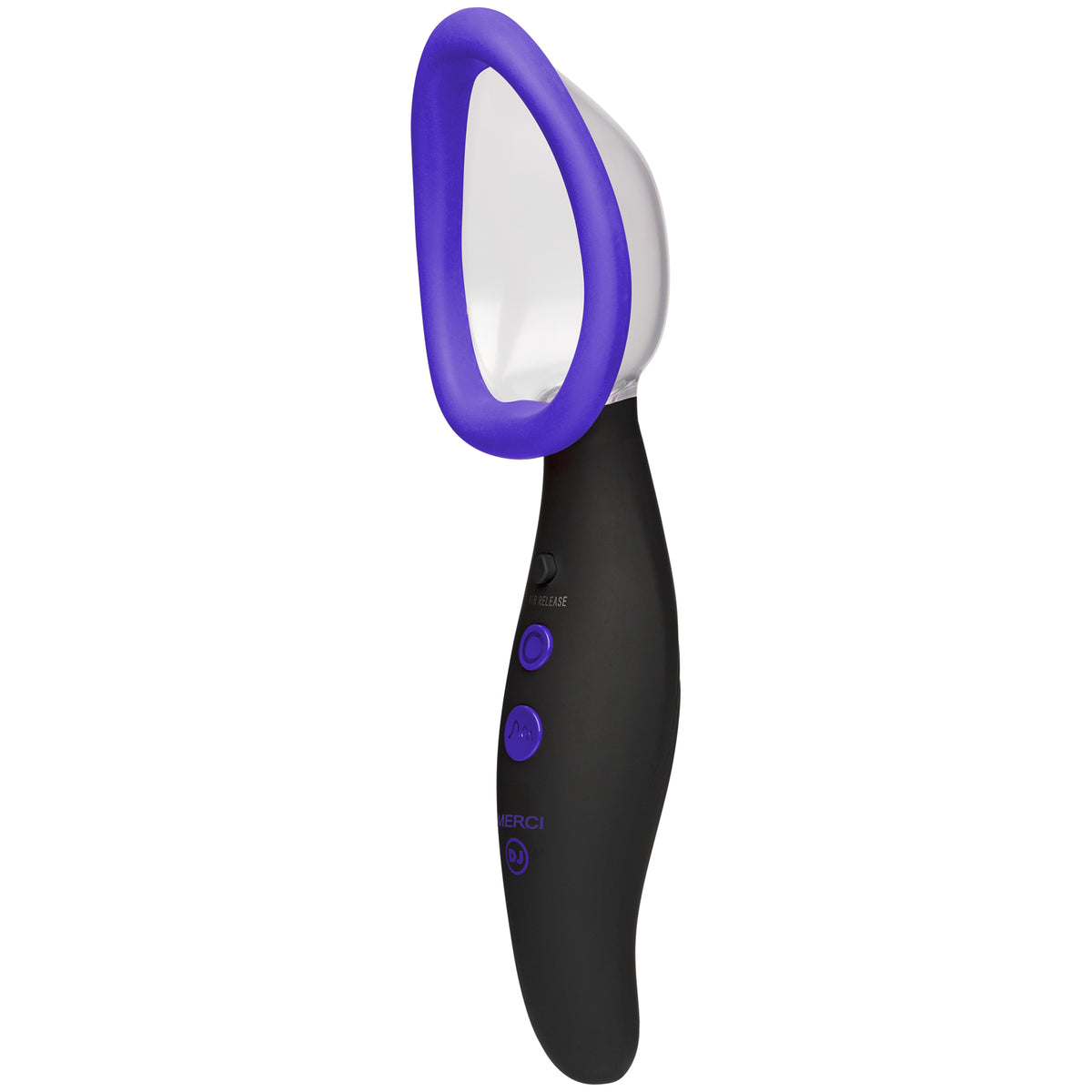Merci - Pumped - Rechargeable Automatic Vibrating Pussy Pump - Black DJ2408-05-BX