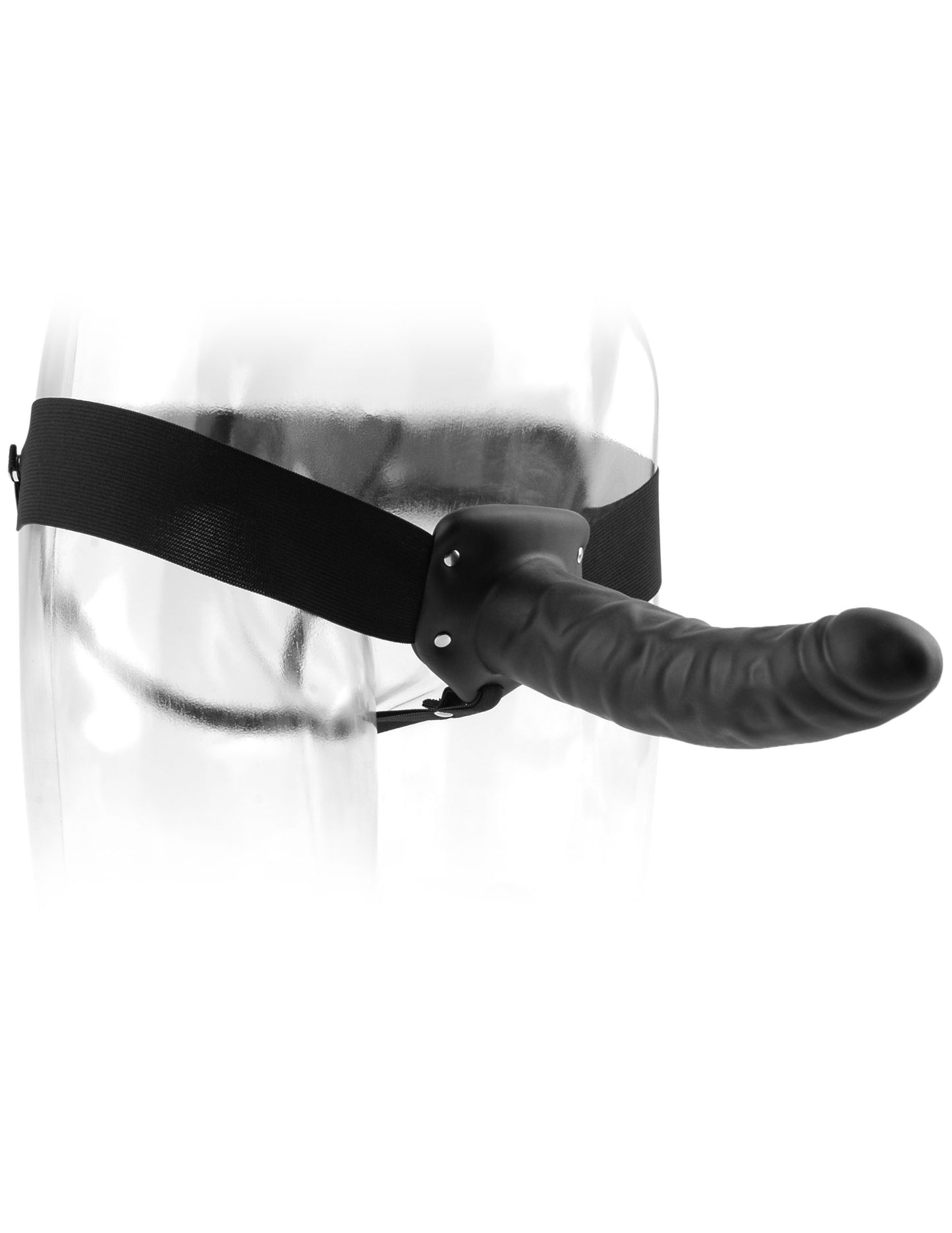 Fetish Fantasy Series 8 Inch Hollow Strap-on - Black PD3360-23