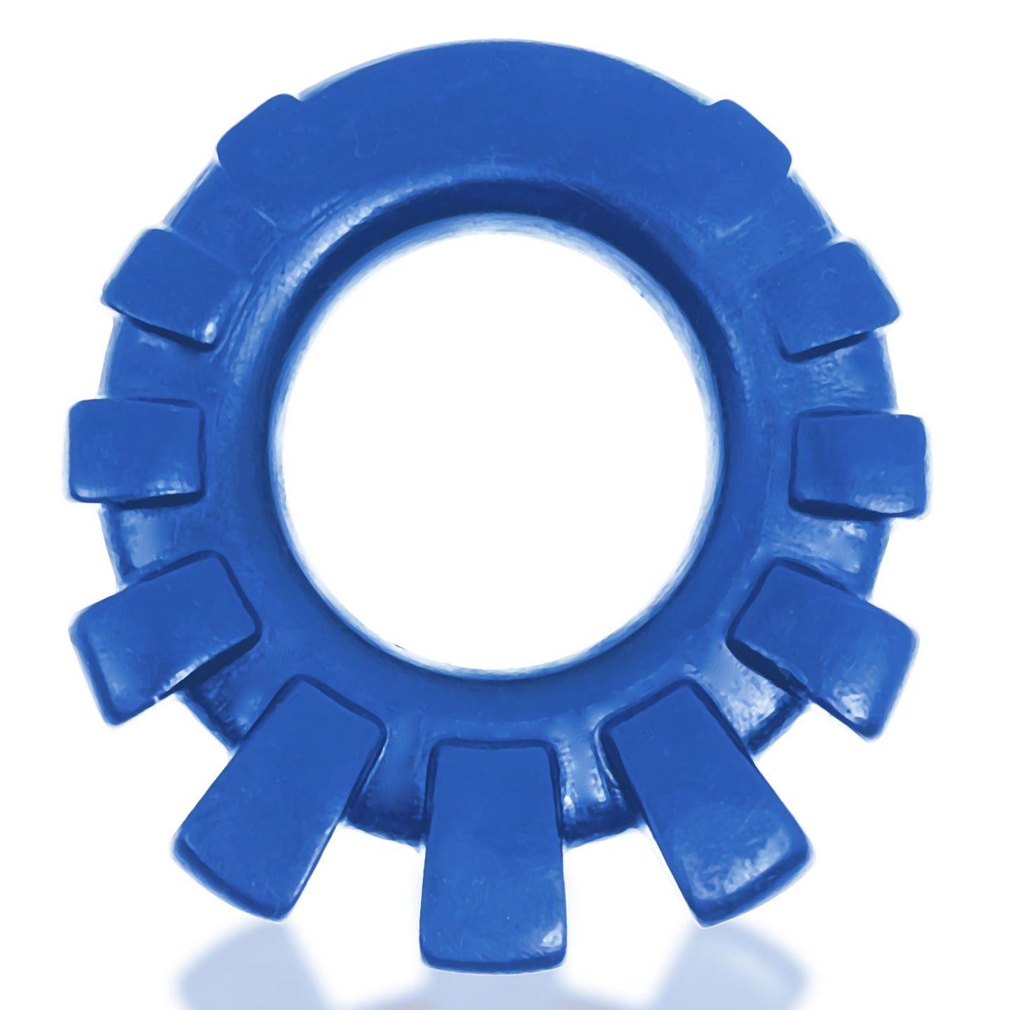 Cock-Lug Lugged Cockring - Marine Blue OX-1922-MRN