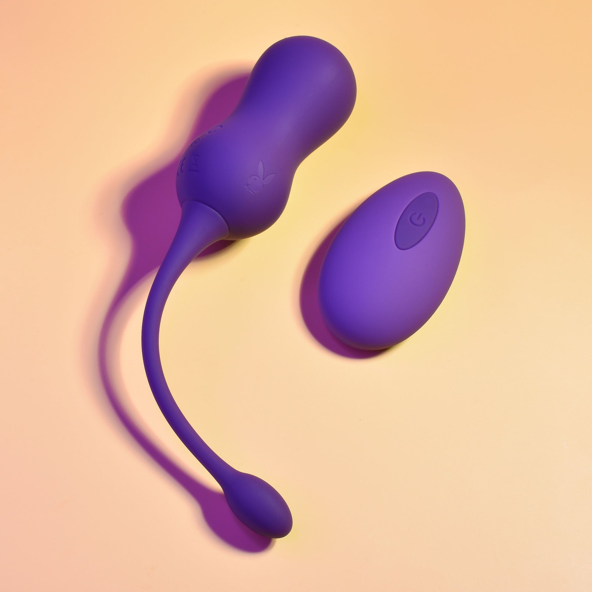 Playboy Pleasure - Double Time - Kegel Balls - Dark Purple PB-RS-2406-2