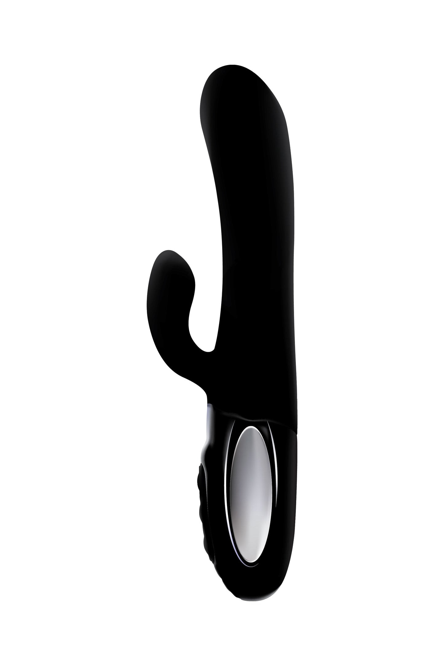 Hypnotic - Black - Thrusting Rabbit With Swinging Clitoral Stimulator VB-66108