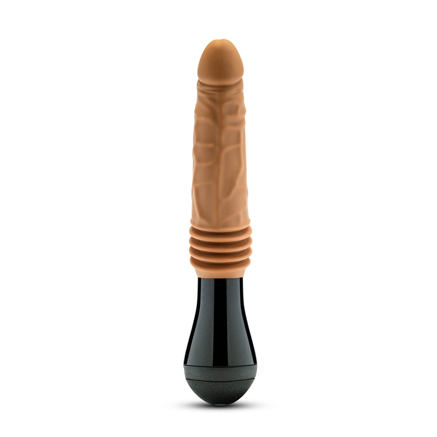 Dr. Skin Silicone - Dr. Arthur - Thrusting  Gyrating Vibrating Dildo - Tan BL-12017