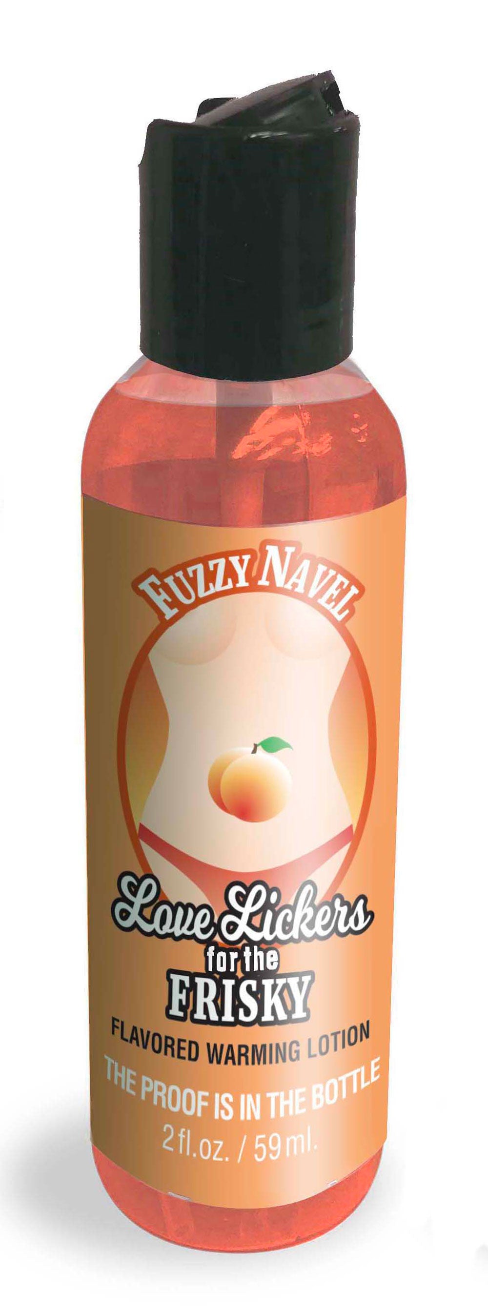 Love Lickers Massage Oil - Fuzzy Navel - 1.76 Fl.  Oz. LG-BT014