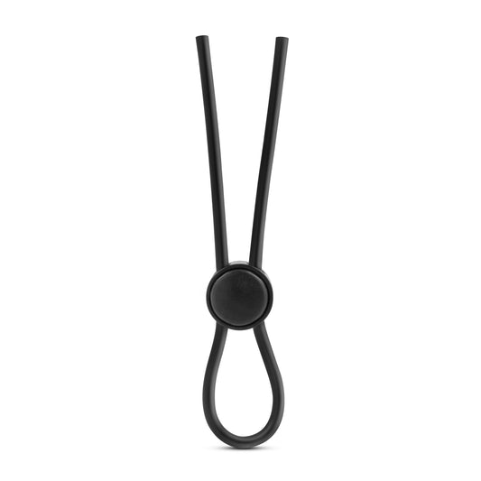 Stay Hard - Silicone Loop Cock Ring - Black BL-31095