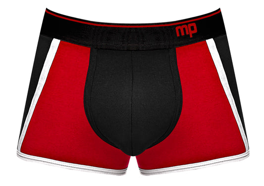 Retro Sport Panel Short - Small - Black/ Red MP-155265BRSL