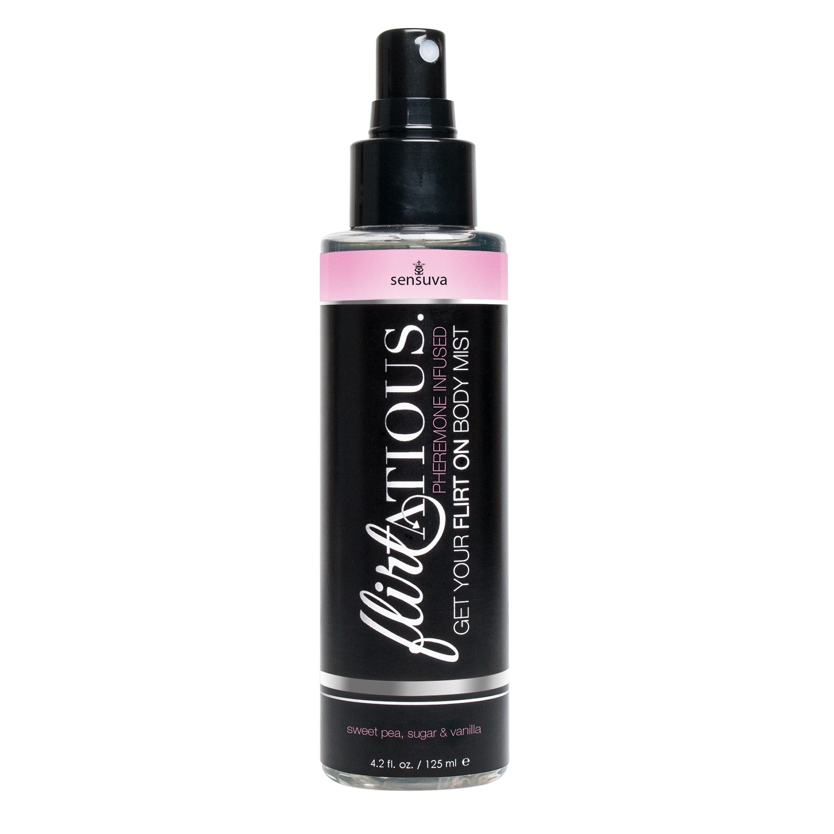 Flirtatious Pheromone Infused Body Mist - Vanilla, Sugar, & Sweet Pea - 4.2 fl.oz / 125 ml SEN-VL544