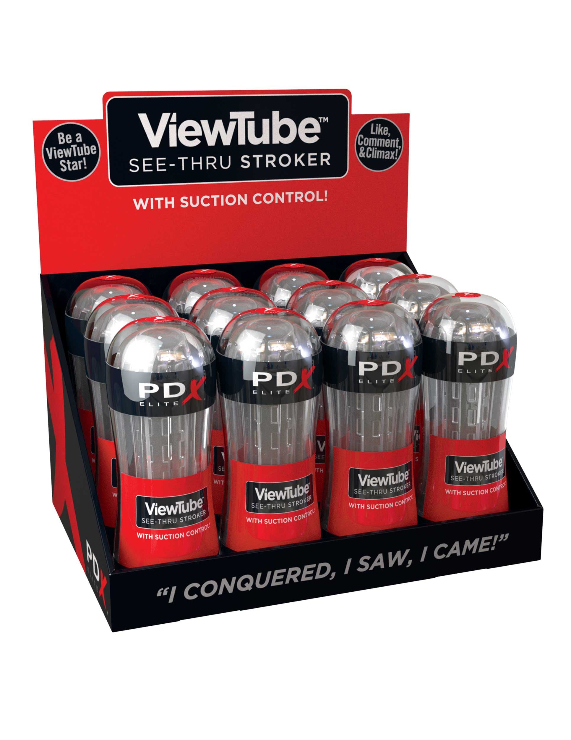 Viewtube Stroker Display - 12 Count PDRD542-99